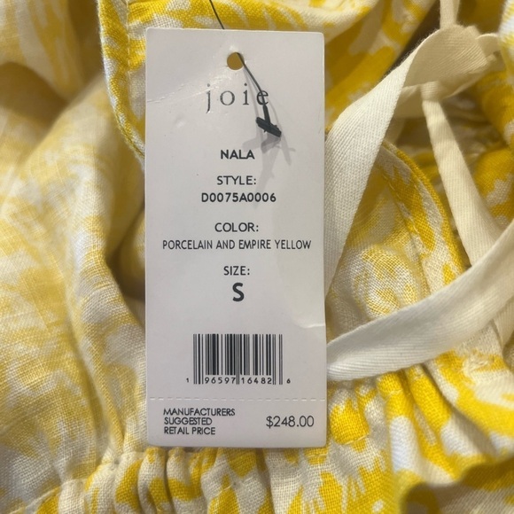 JOIE Porcelain/Empire Yellow‎ Nala Dress - Picture 6 of 7